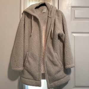 American Eagle Outfitters Teddy Bear Fur Jacket Size M